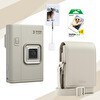 Resim Fujifilm Instax Mini Liplay Plus Sand Beige Fotoğraf Makinesi 20'li Film Çanta ve Kıskaç Hediye Seti 
