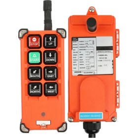 Resim F21-E1B Kablosuz 6 Kanallı Endüstriyel Uzaktan Kumanda Vinç Kontrolü Hidrolik Asansör Kumandası 