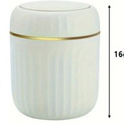 Resim Chuangyinshop Yeşil Masaüstü Mini Çöp Kutusu Ev Ofis Yatak Odası Çalışma Masası Çöp Sepeti 