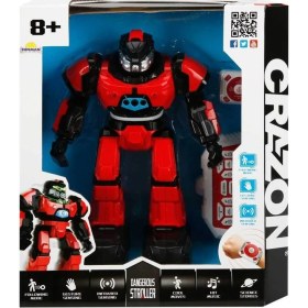 Resim Crazon Uzaktan Kumandalı Programlanabilir Fonksiyonlu Robot 27 cm 