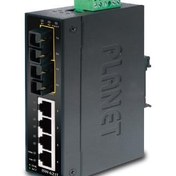 Resim PL-ISW-621TS15 Endüstriyel Tip Yönetilemeyen Ethernet Switch (Industrial Unmanaged Ethernet Switch)<br> 4-Port 10/100Base-TX <br> 2-Port 100Base-FX Single-mode SC 15 km<br> IP30, 40~75 Derece C 