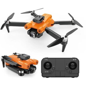 Resim GÜMRÜK BEY P12 Katlanabilir 4K Kamera 360° Dönebilen Engellerden Kaçınma Özellikli Drone Kumandalı Quadcopter 