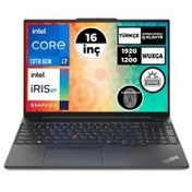 Resim Lenovo ThinkPad E16 G1 21JN0007TX006 i7-1355U 40 GB 2 TB SSD 16" Free Dos Wuxga Dizüstü Bilgisayar 