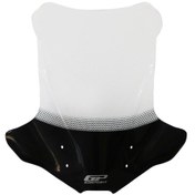 Resim GP Kompozit Honda NC 700 X / NC 750 X 2012-2015 Uyumlu Baskılı Ön Cam Şeffaf 51 cm 