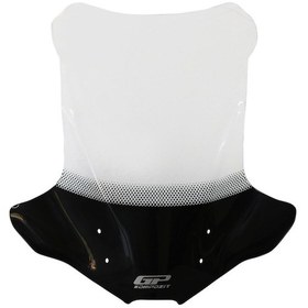 Resim GP Kompozit Honda NC 700 X / NC 750 X 2012-2015 Uyumlu Baskılı Ön Cam Şeffaf 51 cm 