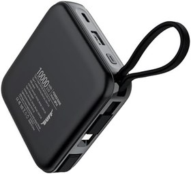 Resim BUFF LABS BP14 10000 mAh Dijital Ekranlı Dahili Kablolu Powerbank 