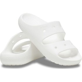 Resim Crocs Classic Sandal V2 Unisex Terlik 209403-100 Beyaz 