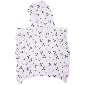 Resim Mama Yoyo Fırfırlı Kiraz Müslin Panço - Pembe / 3-4 Yaş 
