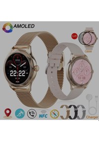 Resim Zordai Od8 Akıllı Saat Bayan Amoled Bluetooth Ip68 Su Geçirmez Spor Koşu Çağrı Sağlık Monitörü 
