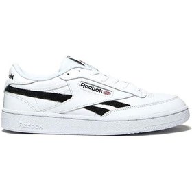 Resim Reebok Club C Revenge 100032883 Erkek Sneaker Ayakkabı Beyaz Siyah 40-45 Beyaz - Siyah 