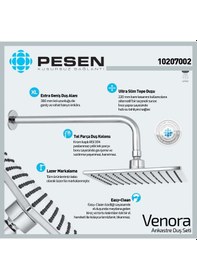 Resim Venora Ankstre Duş Sistemi - Krom 