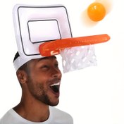Resim [1 set Şişme Basketbol Potası] 1 set Şişme Basketbol Potası Seti, Parti Oyunu Basketbol Potası Atışı, Doğum Günü, Bekarlığa Veda ve Tüm Durumlar için Etkileşimli Aktivite, PVC Malzeme, Elektrik Gerektirmez, Sahte Nakit Değil, Tüysüz - Tüm Mevsimler İçin Eğlenceli 