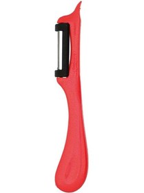 Resim Solingen Pırıltılı Kırmızı Dik Soyacak Paslanmaz Alman Çeliği, Ergonomik Sap, Yüksek Keskinlik-262 Kırmızı 