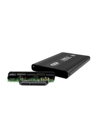 Resim AoGo USB 2.0 Sata 2.5 Harddisk Kutusu + Kılıf Metal Harici Disk Kutusu 