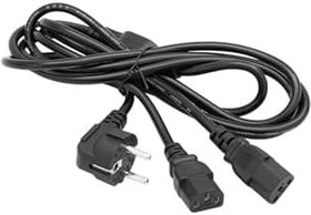 Resim 1.8 Metre Pc Güç Kablosu Ikili - Kasa Ikili Power Kablo 1.8mt 