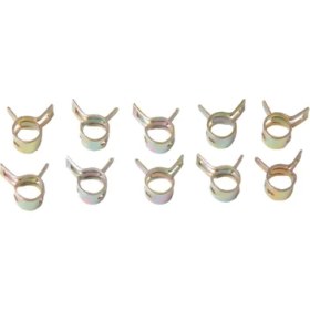 Resim Sharplace 10X Bahar Klip Tüp Boru Hava Tüp Kelepçe Yakıt Hattı Silikon Vakum Hortumu 8mm (Yurt Dışından) 