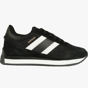 Resim Hammer Jack Hakiki Deri Santiago Siyah Beyaz Kadın Spor Ayakkabı-Diğer Çok Renkli 