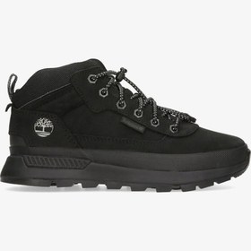 Resim Timberland Mid Lace Up Çocuk Siyah Outdoor Bot 