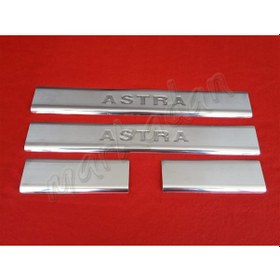 Resim Markadan Opel Astra J Krom Kapı Eşiği 2009-2016 4 Parça Paslanmaz 