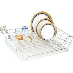 Resim Feyza Design Düz Metal Tabaklık, Pratik ve Şık Mutfak Aksesuarı, KD-40243 