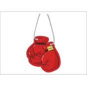 Resim Jet Hızında Boks Eldiveni Tsarımlı Oto Kokusu 