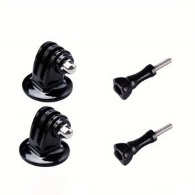Resim Taisioner Tripod Montaj Adaptörü Vida Bağlantısı - Hero 12 11 10 9 8 7 6 5 4 ve DJI Osmo Sjcam Xiaoyi Aksiyon Kameralarla Uyumlu (4 Parça) 