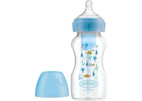 Resim Renas Store Mey Ithalat® Pp Geniş Ağız Options Biberon 270 ml Mavi 