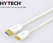 Resim Hytech HY-W310 Usb3.0 2m Usb Micro B Note3-S5 + Harddisk Kablo Hytech