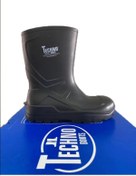 Resim Techno BOOTS O4 Koyu Yeşil 27 cm. TPU Poliüretan Kısa Çizme %100 Su Geçirmez Çelik Burunsuz 