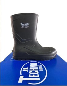 Resim Techno BOOTS O4 Koyu Yeşil 27 cm. TPU Poliüretan Kısa Çizme %100 Su Geçirmez Çelik Burunsuz 