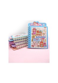 Resim Sevimli Tavşan Ayraçlı A5 Not Defteri 14x18 Cm - Mavi 