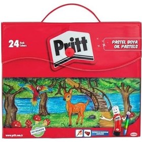Resim Pastel Boyalar, Canlı Renkler Ve Rahat Uygulamalı Pastel Boya, Yumuşak Çocuk Boyası, Kolay Kullanımlı Resim Boyası, Dayanıklı Kırtasiye Malzemesi, Çantalı 24 Renk Pastel Boya 0 