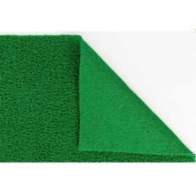 Resim YEŞİL COLOURMAT Kaydırmaz Kaymaz Yolluk Karmaşık Halı Kıvırcık Paspas 120 cm X 400 cm 