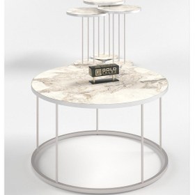 Resim Orta Sehpa Ve Zigon Sehpa Terra Set Gümüş Efes Diğer 