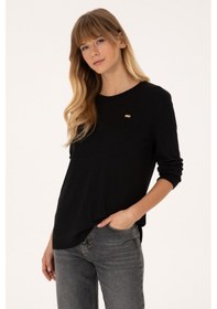 Resim U.s. Polo Assn. Kadın Siyah Kazak /triko 50315449-vr046 Sıyah 