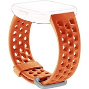 Resim Cloud011 Fitbit Versa 2 Versa Lite Uyumlu Turuncu Küçük Nefes Alabilir Silikon Spor Bileklik 