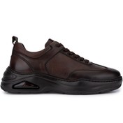 Resim Tamer Tanca Erkek Hakiki Deri Kahverengi Sneakers & Spor Ayakkabı 