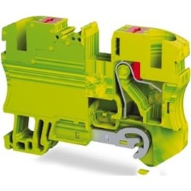 Resim Tbloc Pft2.5e-sy ,toprak 2.5mm Baskılı Ray Klemens 