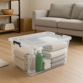 Resim 40 Lt Tekerlekli Saklama Kutusu 40 Lt Tekerlekli Saklama Kabı Büyük Depolama Kutusu Büyük Saklama büyük boy 