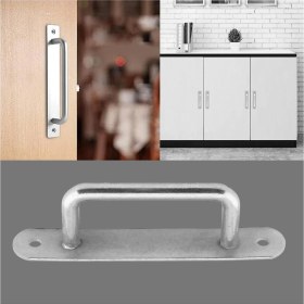 Resim Krom Metal Kapı Kolu 18,5 cm El Tutamağı, Şık ve Dayanıklı Tasarım 