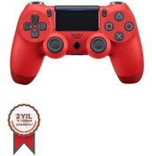 Resim Torima Doubleshock 4 Kablosuz Titreşimli Oyun Kolu PS4 Kırmızı 
