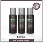 Resim Brut Musk Erkek Deodorant 200 ml X3 Adet 