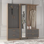 Resim Abre VM-342348 Antrasit Portmanto Vestiyer 