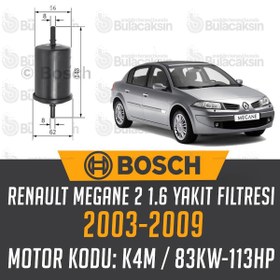 Resim Renault Megane 2 1.6 16V 2003-2009 Bosch Benzin (Yakıt) Filtresi 