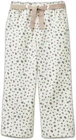 Resim United Colors of Benetton Kız Çocuk Krem Mix Desenli Beli Ayarlanabilir İpli Kadife Pantolon, 225A4JBTGF02P 