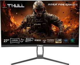 Resim Thull Vision 27'' 1ms 200Hz Freesync Fhd LED (Hdmı+Dp) Va Frameless Curved Gaming Monitör TG-VSN27C-200 