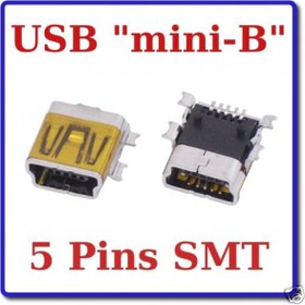 Resim Mini Usb 5 pin Kart Tipi Smt 