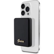 Resim Guess Lisanslı Magsafe Şarj Özellikli Metal Yazı Logolu Powerbank 3000mAh 5W Siyah 