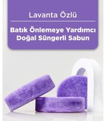 Resim Lavanta Özlü Batık Ve Çilek Bacak Onarımına Yardımcı Doğal Süngerli Sabun 130gr Lavanta 