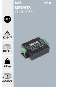 Resim Noas YL26-0036 36 AMPER RGB REPEATER RGB ARA GÜÇLENDİRİCİ 